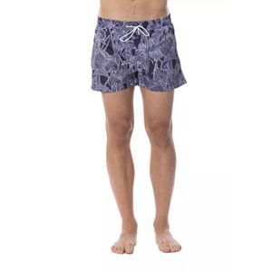 Roberto Cavalli Sport Blue Polyester Men's Men's Swimwear